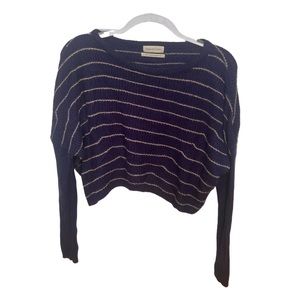 Urban Outfitters Cropped Striped Sweater